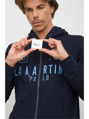 FELPA LA MARTINA BLU in UOMO