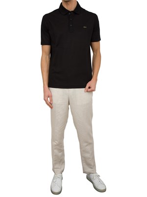 POLO PAUL&SHARK NERO in UOMO
