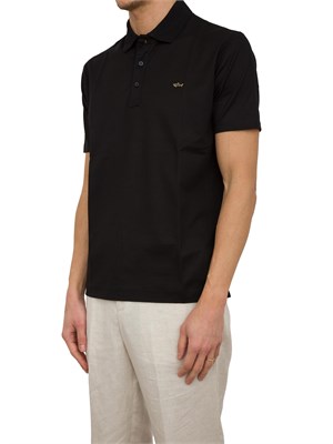POLO PAUL&SHARK NERO in UOMO