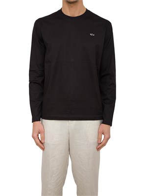 T-SHIRT PAUL&SHARK NERO in UOMO