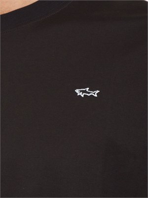 T-SHIRT PAUL&SHARK NERO in UOMO