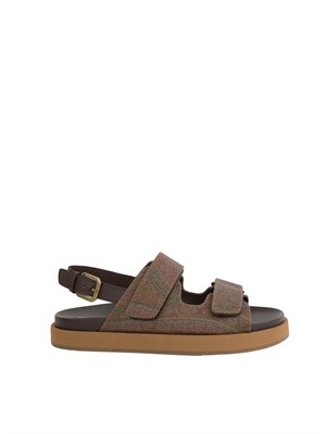 Sandali marroni Etro con doppio cinturino in UOMO