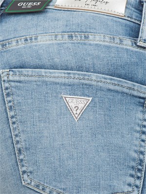 Jeans donna 5 tasche Guess Jeans lavaggio medio effetto used in DONNA