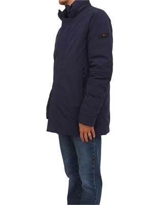 Giacca stretch blu Peuterey con cappuccio estraibile in UOMO