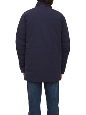 Giacca stretch blu Peuterey con cappuccio estraibile in UOMO