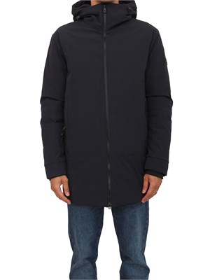 Giaccone nero Peuterey stretch antivento in UOMO