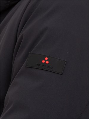 Giaccone nero Peuterey stretch antivento in UOMO