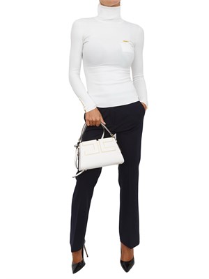 Pantaloni slim fit Emme Marella in pregiato tessuto blu in DONNA