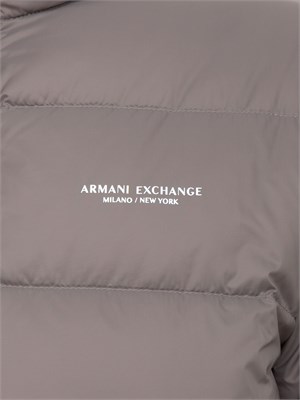 Piumino grigio Armani Exchange regular fit in UOMO