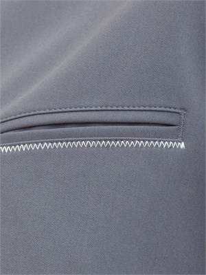 Giacca monopetto Armani Exchange in tessuto fluido grigio in DONNA