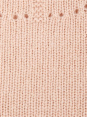 TWIN-SET Maglia maniche corte Twinset in misto cashmere con lurex rosa in DONNA