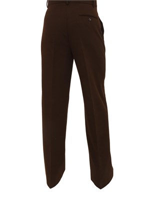 Pantaloni donna Circolo 1901 in lana vergine marrone in DONNA