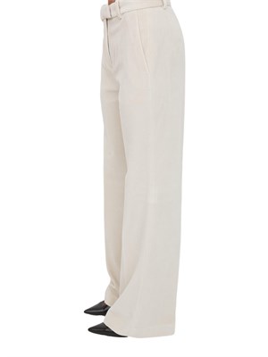 Pantaloni donna Circolo 1901 in velluto bianco in DONNA