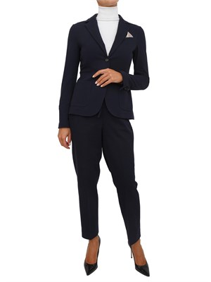 Giacca monopetto donna Circolo 1901 in lana blu con due bottoni in DONNA