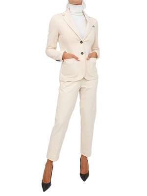 Giacca monopetto donna Circolo 1901 in lana crema con due bottoni in DONNA