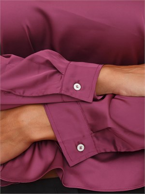Blusa Emme Marella in tessuto viola effetto seta in DONNA