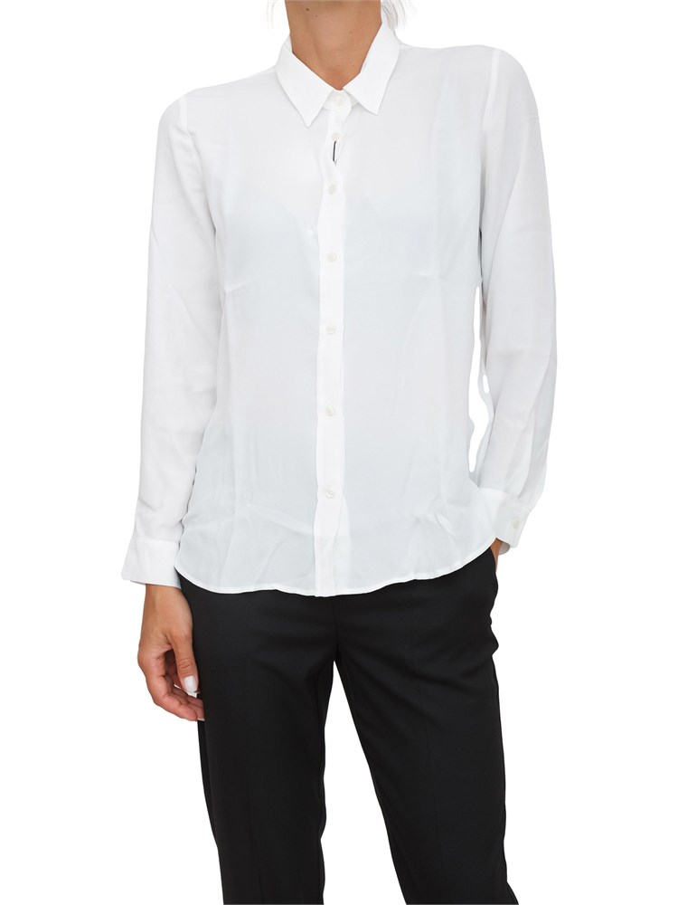 Camicia Emme Marella in popeline bianco stretch