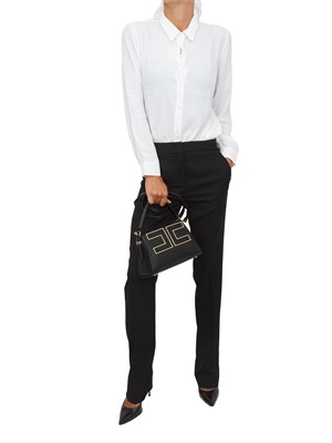 Camicia Emme Marella in popeline bianco stretch in DONNA