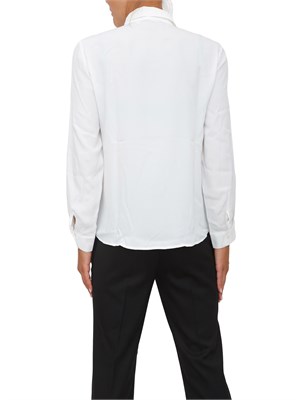 Camicia Emme Marella in popeline bianco stretch in DONNA