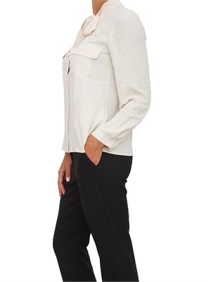 Camicia Emme Marella in misto acetato e seta avorio in DONNA