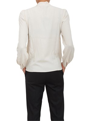 Camicia Emme Marella in misto acetato e seta avorio in DONNA
