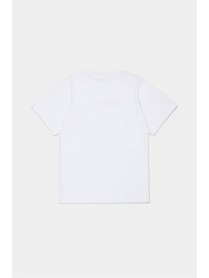 DSQUARED2 JUNIOR T-shirt Dsquared2 Kids bianco con logo rosso in BAMBINO