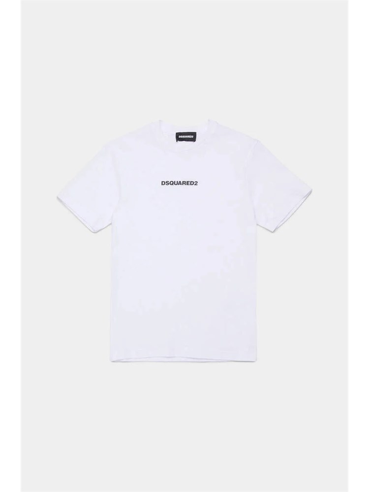 DSQUARED2 JUNIOR T-shirt Dsquared2 Kids bianco con logo