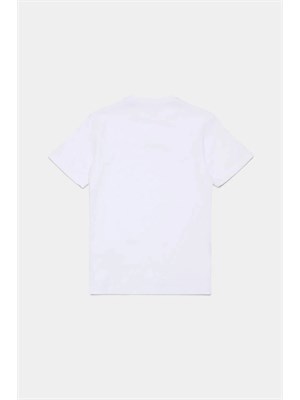 DSQUARED2 JUNIOR T-shirt Dsquared2 Kids bianco con logo in BAMBINO