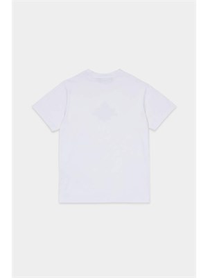 DSQUARED2 JUNIOR T-shirt Dsquared2 Kids bianco in cotone in BAMBINO
