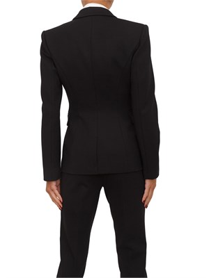 Giacca Liu Jo donna in punto milano nera con spilla removibile in DONNA