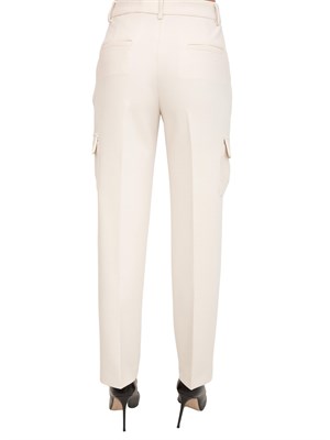 Pantaloni Blugirl in cady mano calda avorio in DONNA