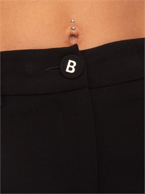 Pantaloni Blugirl in cady mano calda neri in DONNA