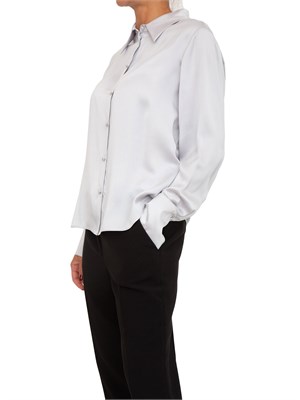Camicia Blugirl in raso grigio in DONNA