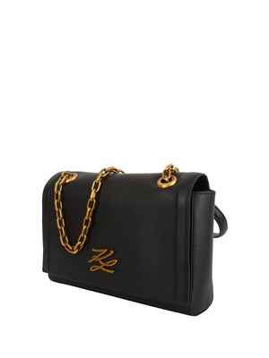 K.LAGERFELD Borsa Karl Lagerfeld in pelle nera in DONNA