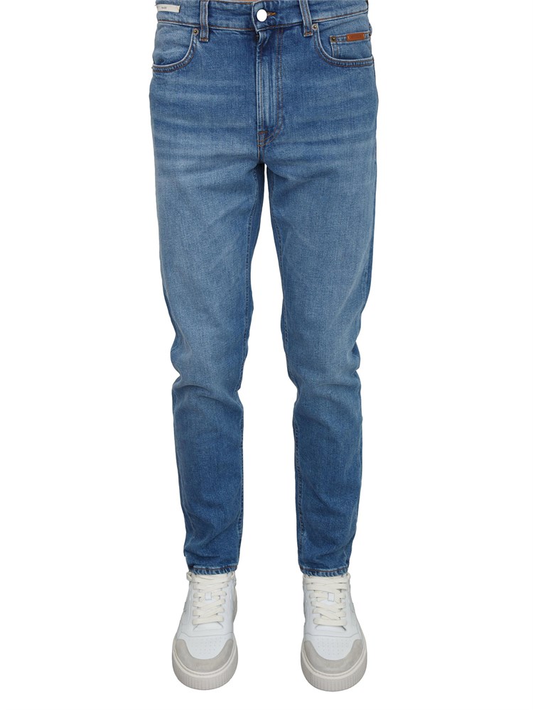 Jeans Siviglia uomo in denim stretch lavaggio used