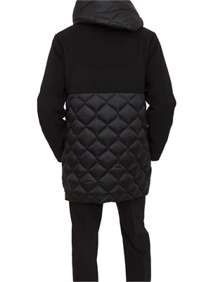 Giubbino Amore Emme Marella in panno e nylon nero in DONNA