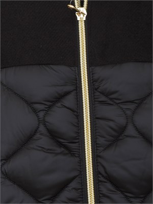 Giubbino Amore Emme Marella in panno e nylon nero in DONNA
