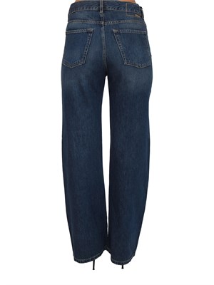 Jeans wide leg Pinko in denim soft stone wash in DONNA