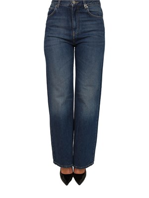Jeans wide leg Pinko in denim soft stone wash in DONNA
