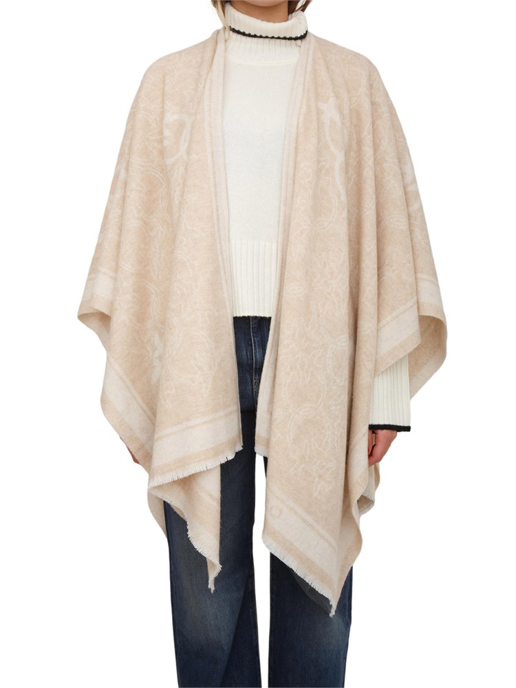 Mantella Croazia Pinko in misto lana cammello