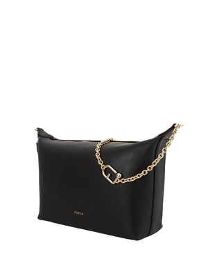 Borsa mini Furla Nuvola in pelle nera in DONNA
