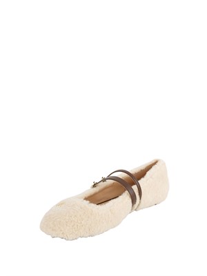 LIU JO Ballerine Liu-jo Brigitte effetto shearling in DONNA