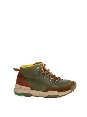 Sneaker Kiso Premium Satorisan uomo in pelle verde in UOMO