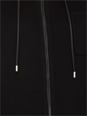 Giaccone Mina di Max Mara in lana, cashmere e seta nero in DONNA