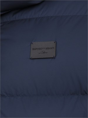 Piumino uomo Emporio Armani in nylon blu in UOMO