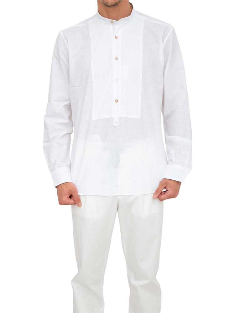 CAMICIA MANICA LUNGA ELEVENTY BIANCO