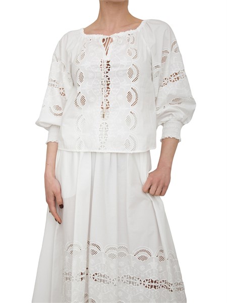 blusa donna liu jo bianco wa5257t4853