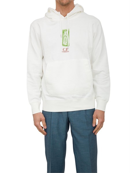 felpa uomo cp company bianco 18cmss313a006312g