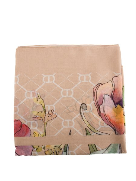 kefia donna twin set beige 251ta4330