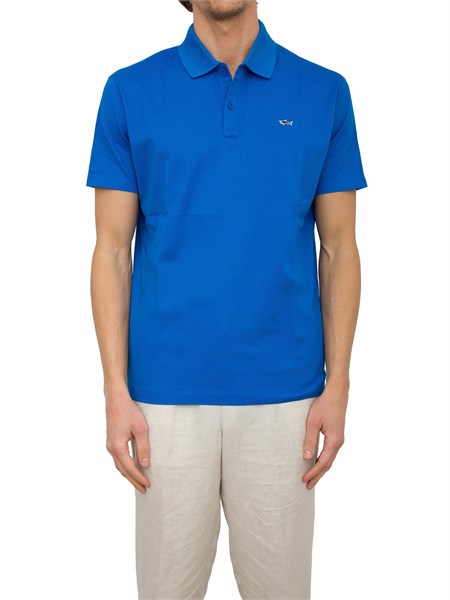 polo uomo paulandshark azzurro c0p1013